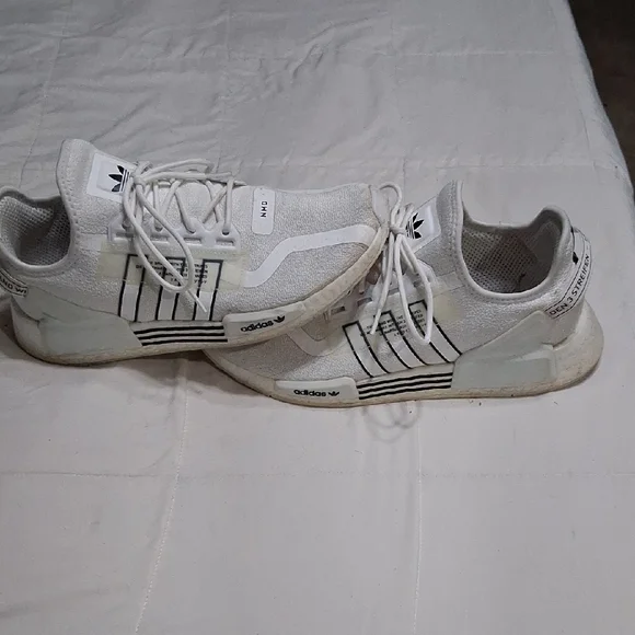 adidas gazelle silver green womens Shop Green Mens adidas NMD R1 Lace Up Sneakers – Shoebacca main image 1